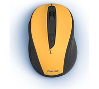 Hama MW-400 V2 souris sans fil, 6 boutons, ergonomique, USB, signal jaune