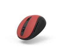 Hama MW-400 V2 Souris sans Fil - Technologie 2.4Ghz, Capteur 1600 dpi, Technologie Smart-Link, Droitier/e - Rouge