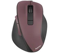 Hama MW-500 Recharge Souris sans Fil - Technologie 2.4Ghz, Rechargeable en USB C, Capteur Blue Wave 1600 dpi, Technologie Smart-Link, Clics Silencieux, Droitier/e - Rouge Bordeau