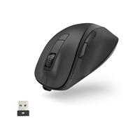 Hama MW-500 Recharge Souris ergonomique radio optique noir 6 Boutons 1600 dpi ergonomique, rechargeable