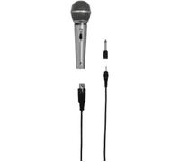 HAMA N DM 40 Micro dynamique - Jack 3,52mm mâle, Jack 6,35mm mâle, XLR femelle - Gris