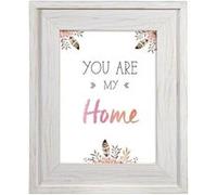 Hama Nivala Blanc Présentoir De Pied codé - Cadre en Bois, Blanc, présentoir de Pied codé, 13 x 18 cm, rectangulaire, réfléchissant Blanc