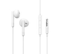 Hama Noble Écouteurs intra-auriculaires filaire Stereo blanc micro-casque téléphone portable