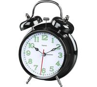 Hama Nostalgia Horloge de bureau à quartz Noir Rond (00186325)