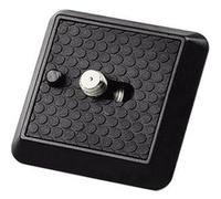 Hama Attache rapide pour appareil photo Click II – Plaque de dégagement express, filetage 1/4" Noir