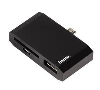 Hama OTG Micro-Usb Adaptateur Lecteur De Carte SD USB - Hub pour Android