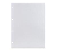 Hama Pages Intérieures Album Photo Scrapbooking (Recharge de Pages Photo Cartonnées avec Papier Cristal de Protection, 250g/m2, 23.3 x 31 cm, Perforées, 25 feuilles) Blanc