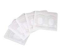 Hama Pochettes autoadhésives (pour Cartes mémoire, pour Cartes SD, Paquet de 5, Autocollantes) Blanc/Transparent