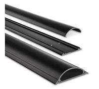 Hama Passe-câbles, Autocollant, Semi-Circulaire 100 X 7 X 2,1 cm, PVC, Noir