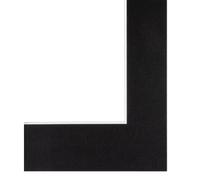 Hama Passe-Partout (Premium, Dimensions : Extérieur : 30 cm x 40 cm/Intérieur : 20 cm x 30 cm) Noir Profond