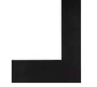 Hama Passe-partout Premium, noir, 40 x 50 cm pour photo de 30 x 40 cm