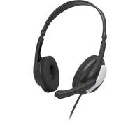 Hama PC-Office-Headset HS-P100 V2, Stereo, Schwarz Micro-casque