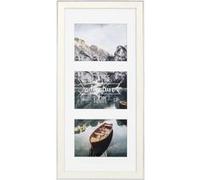 Pêle-mêle photos plastique Sierra, blanc, 25 x 55 cm (3 photos)