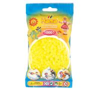 Hama- Perlas de Plástico, Color amarillo neón, 2.5 Mm (10.207-34)