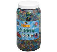 Hama Pot de perles à repasser Midi 13 000 – mélange paillettes multicolore