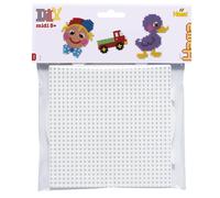 Hama Plaques pour perles à repasser 226 – 2 plaques Midi (ronde et carrée)