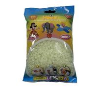 Hama Perles 201-55 perles à repasser d'environ 3000 perles midi de 5 mm de diamètre en vert vif, plaisir créatif pour petits et grands