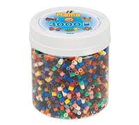 Hama Perles 209-67 - Boîte d'environ 3 000 perles midi de 5 mm de diamètre - 22 couleurs différentes - Amusement créatif pour petits et grands - Orange