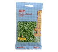Sachet 1000 perles plastique vert olive TU