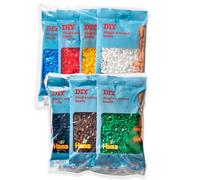Hama Perles à repasser | 7 sachets de 1000 perles : couleurs n° 207-01, 03, 05, 09, 10, 12, 18 | Mosaïque déco Art & bricolage pour enfants créatifs à partir de 5 ans