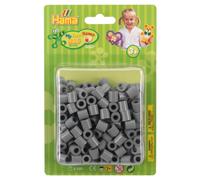 Hama Perles à repasser 8517 Maxi Blister 250 perles Gris