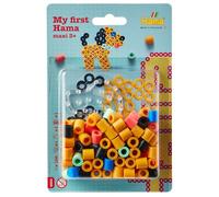 Hama Perles à Repasser - Environ 100 Perles, 1 Petite Plaque Transparente pour Chien n° 8226 et Papier à Repasser - Décoration mosaïque et Bricolage pour Enfants créatifs à partir de 5 Ans