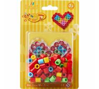 Hama Perles à repasser maxi "Petit cœur" dans un blister" 100 perles à repasser