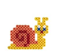 Hama Perles à repasser maxi + plaque 'animaux rapants',boîte