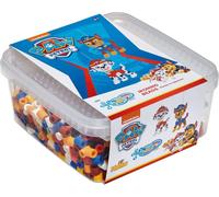 Hama Perles à repasser maxi + plaque "Paw Patrol" dans boîte 900 perles à repasser