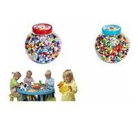 Hama – Perles à repasser maxi – Pot plastique – 2000 perles – Couvercle bleu