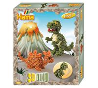 Hama Perles à repasser midi 3D "Dinos" paquet cadeau