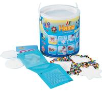 Hama perles à repasser midi + 5 plaques seau 20.000 perles à repasser