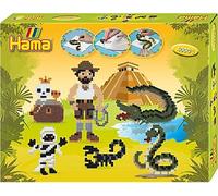 Hama Perles à repasser midi "Aventure" Coffret cadeau env. 4.000 perles à repasser