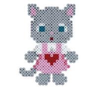Hama Perles à repasser midi 'Chat habillé', boîte cadeau