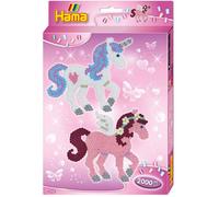 HAMA Perles à repasser midi "Chevaux de rêve" Coffret cadeau 2.000 perles à repasser