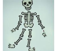 Hama Perles à repasser midi, dans un sachet, rouge vif