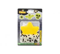 Hama Perles à repasser midi "Grusel/Glow in the dark" dans un blister 450 perles à repasser