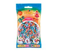 Hama Perles à repasser midi "Perles à rayures Mix 90" en sachet 5,0 mm 1.000 perles à repasser