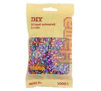 Hama Perles à repasser Midi (Ø5 mm) 1 000 perles mix bicolores