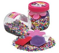 Hama Perles à repasser midi + plaques, en boîte plastique