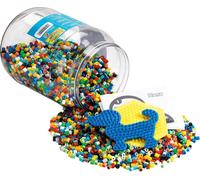 Hama Perles à repasser midi + plaques en plastique turquoise 5,0 mm 7.000 perles à repasser