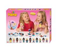 Hama Perles à repasser midi "Poupées à habiller" Coffret cadeau env. 4.000 perles à repasser