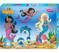 Hama Perles à repasser midi "Sirènes" Coffret cadeau 4.000 perles à repasser