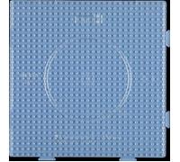 Hama - Plaque Carré transp assemblable pour perles standard (Ø5mm)