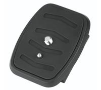 Hama Plaque de Fixation Rapide pour Appareil Photo (Plaque d'attache Rapide pour appareils Photo avec Filetage 1/4" (6,4 mm), Adaptateur tête de trépied Star 55 à 64","Gamma 153", "Action 165") Noir
