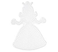 Hama – Plaque pour perles à repasser – Midi Princesse – Large – Blanc