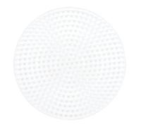HAMA - Plaque ronde midi blanche - Taille moyenne - Plaque pour perles à repasser 5 mm - Loisirs créatifs enfants dès 5 ans