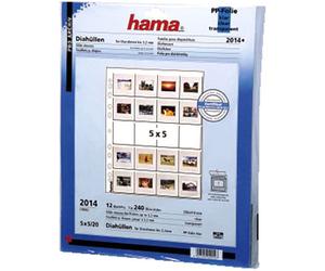 HAMA Pochette de Diapos Pro Archive 5x5cm (25 feuillets)