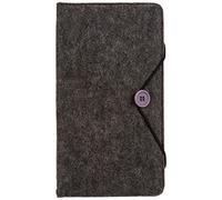 Hama Pochette Felt (pour 48 disques, CD/DVD/Blu-Ray/Livres Audio, étui de Rangement, Gain de Place pour la Voiture, la Maison, étuis de Transport) Gris