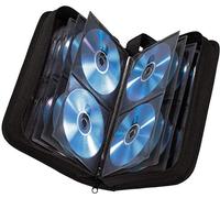 Hama Pochette CD 80 – Nylon pour 80 CD/DVD/Blu-Ray – Noir